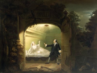 David Garrick and George Anne Bellamy in Romeo and Juliet, 1753 by Benjamin Wilson